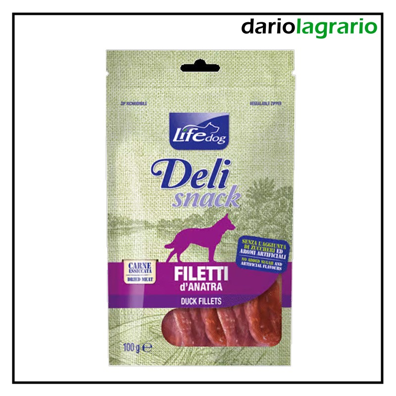 Filetti d'Anatra Essiccati Deli Snack Life gr100