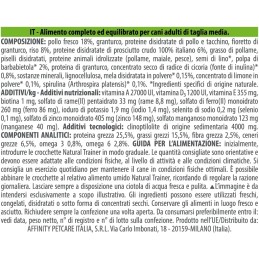 Natural TRAINER PROSCIUTTO medium Crocchette per Cani Adulti KG12